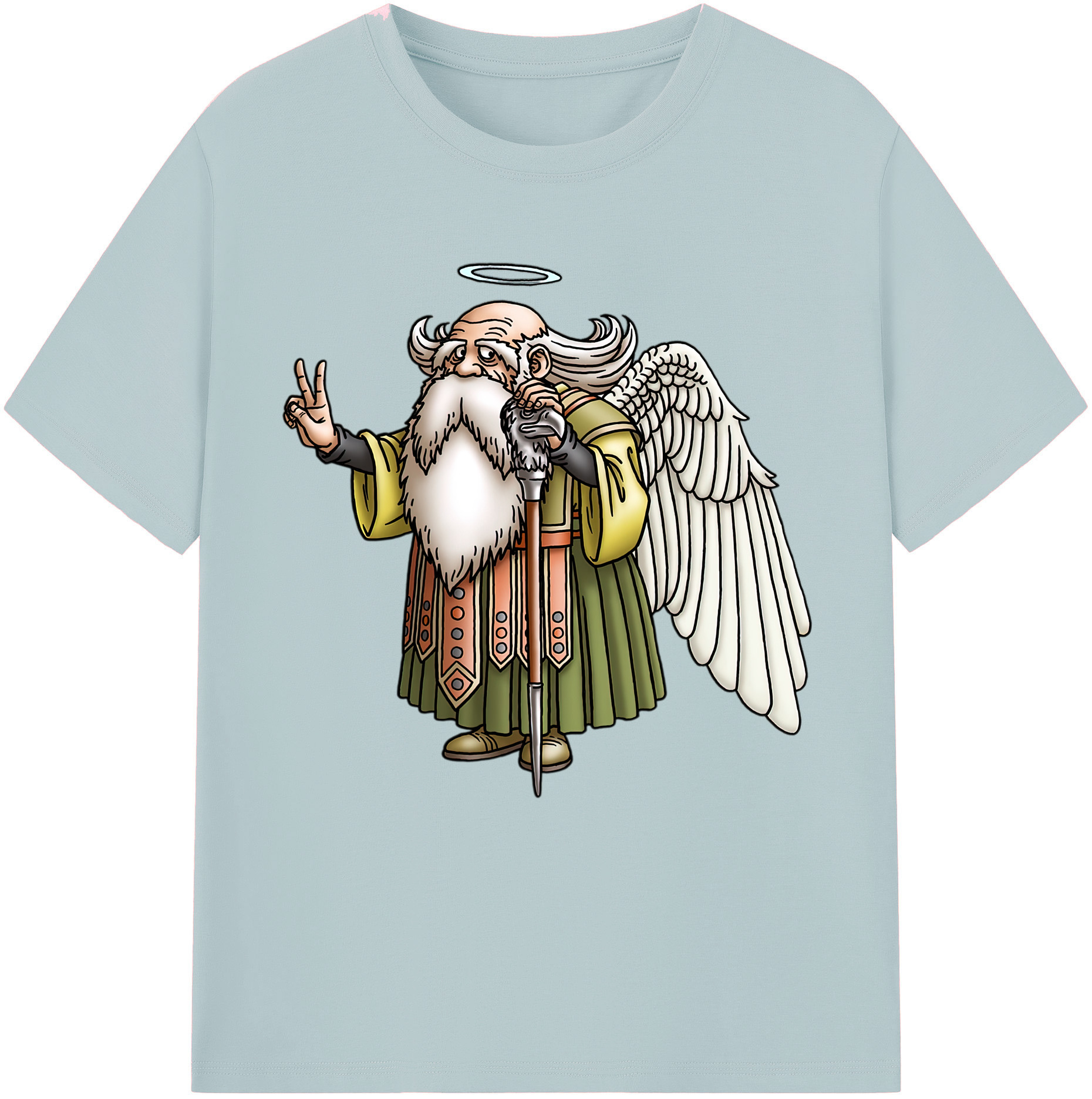 （画像用） ドラゴンクエスト Doragon Kuesuto Dragon Quest 綿100％半袖Tシャツ（フロントプリント）